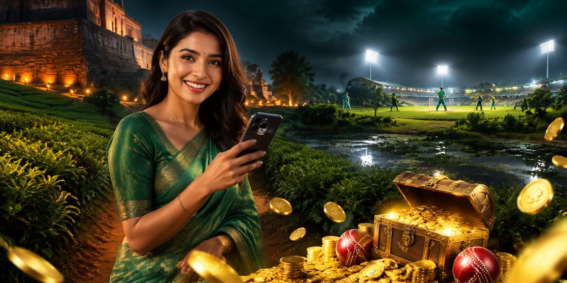 বগুড়ায় ক্রিকেট বেটিং উপভোগ করছেন একজন ব্যবহারকারী, লাল-সবুজ রঙের পোশাকে